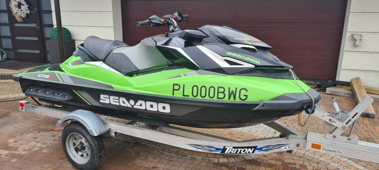 Skuter wodny Sea Doo GTRX 230KM 2018 81mh nie GTR + przyczepka rejes.