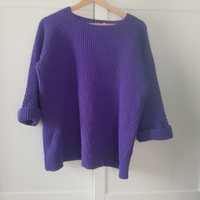 Sweter damski w kolorze fioletowym w bardzo dobrym stanie