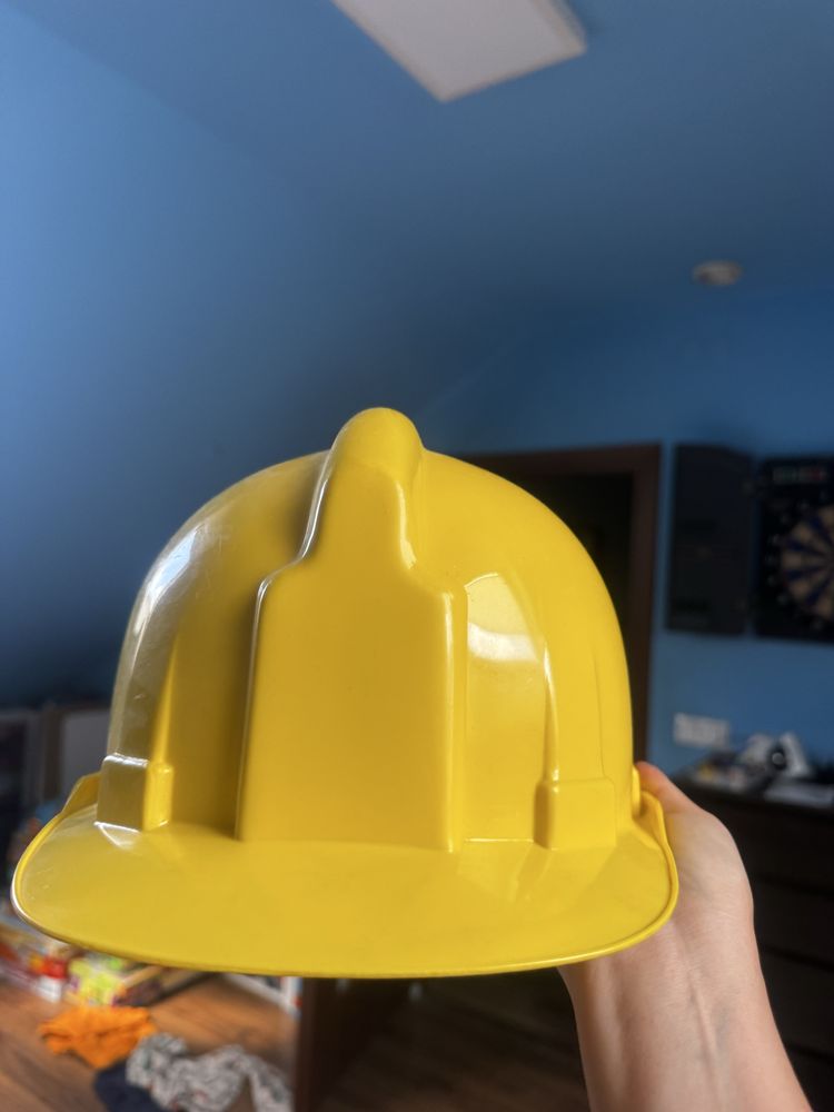 Kask ochronny żółty regulowany