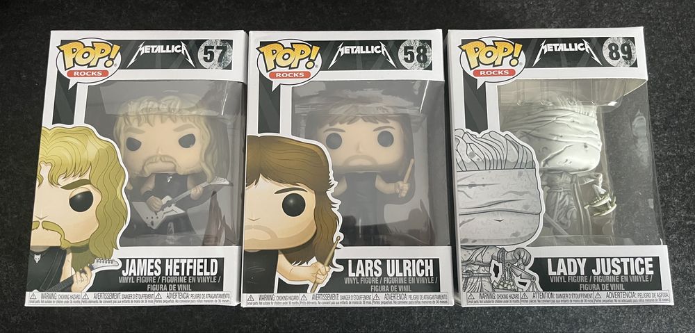 Pack 3 Funko Pop Metallica