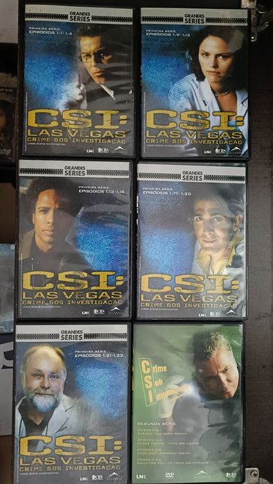 DVDs originais CSI LAS VEGAS/CSI Miami