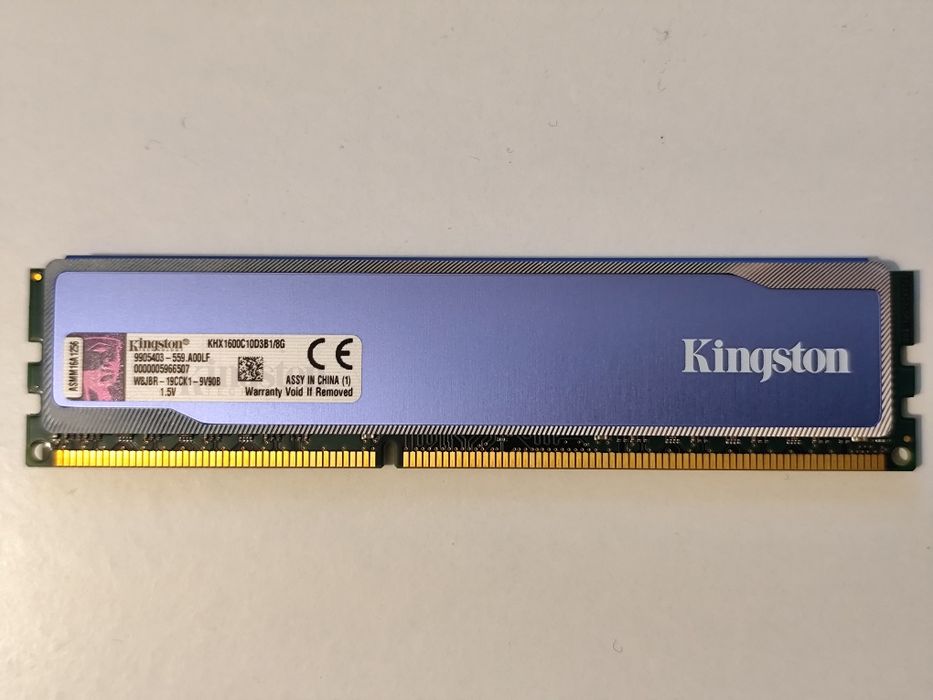 2x Dimms DDR3 8gb Kingston HyperX 1600Mhz CL10