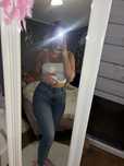 Skinny jeans niebieskie