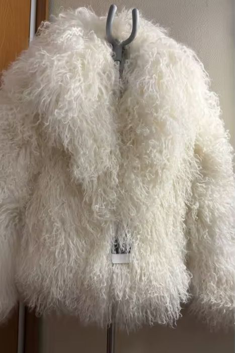 Kontantto naturalna lama futro rozne kolory puszysta xs-5xl