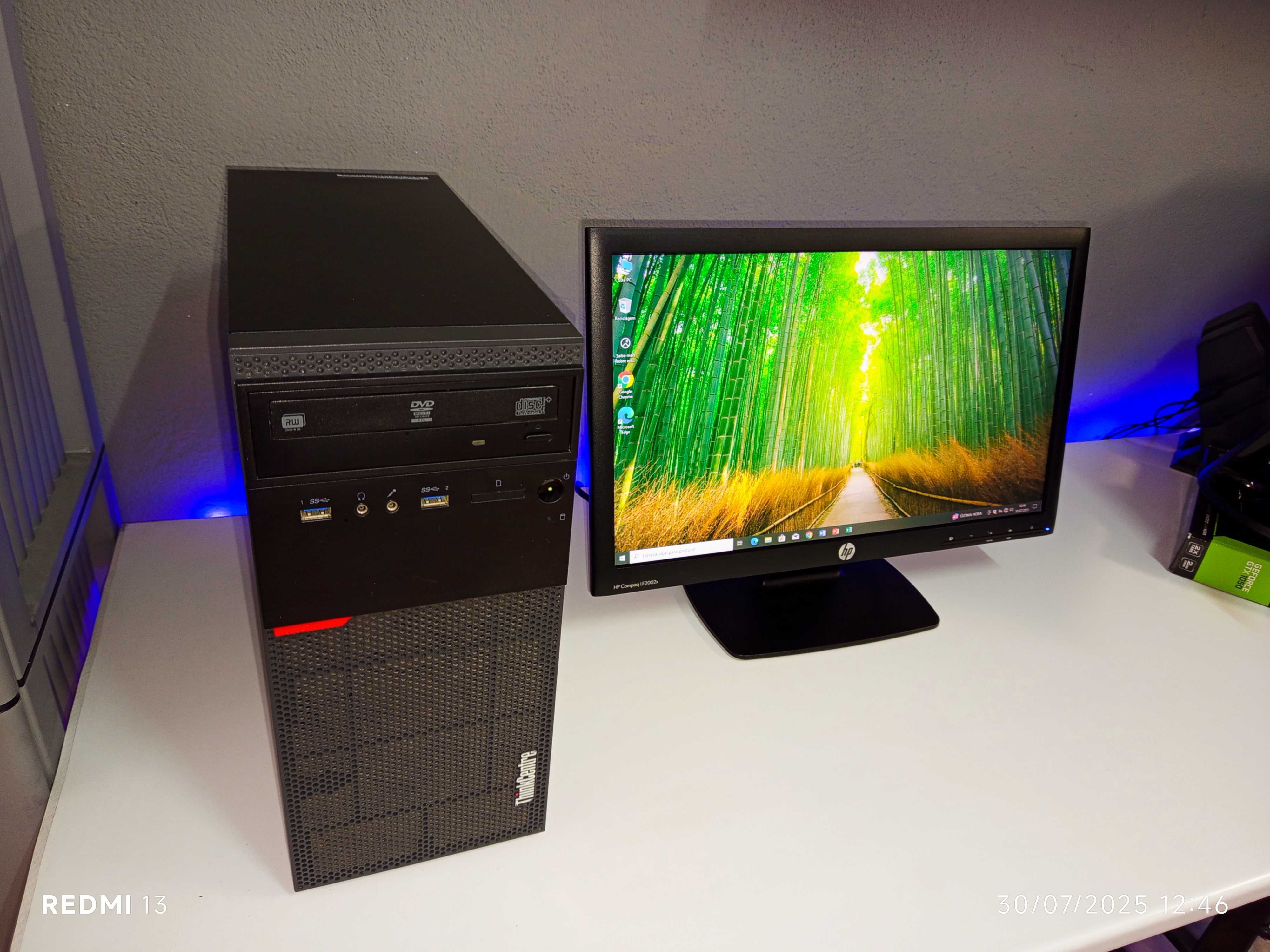 Lenovo Core i3 6100 RAM 16GB+Monitor