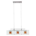 Rabalux Lampa Wisząca Nad Stół Wyspę Szklana Kryształy
