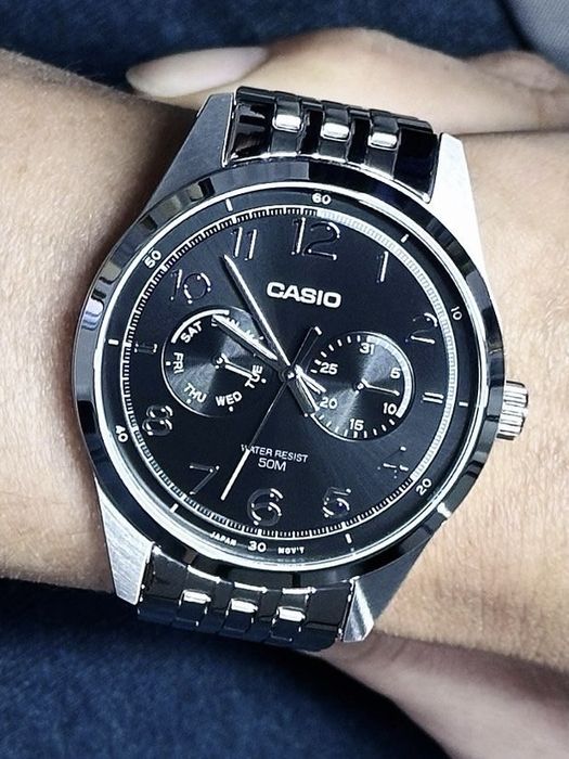 Годинник чоловічий Casio MTP-E340D-7A Оригінал Гарантія Часы Касио