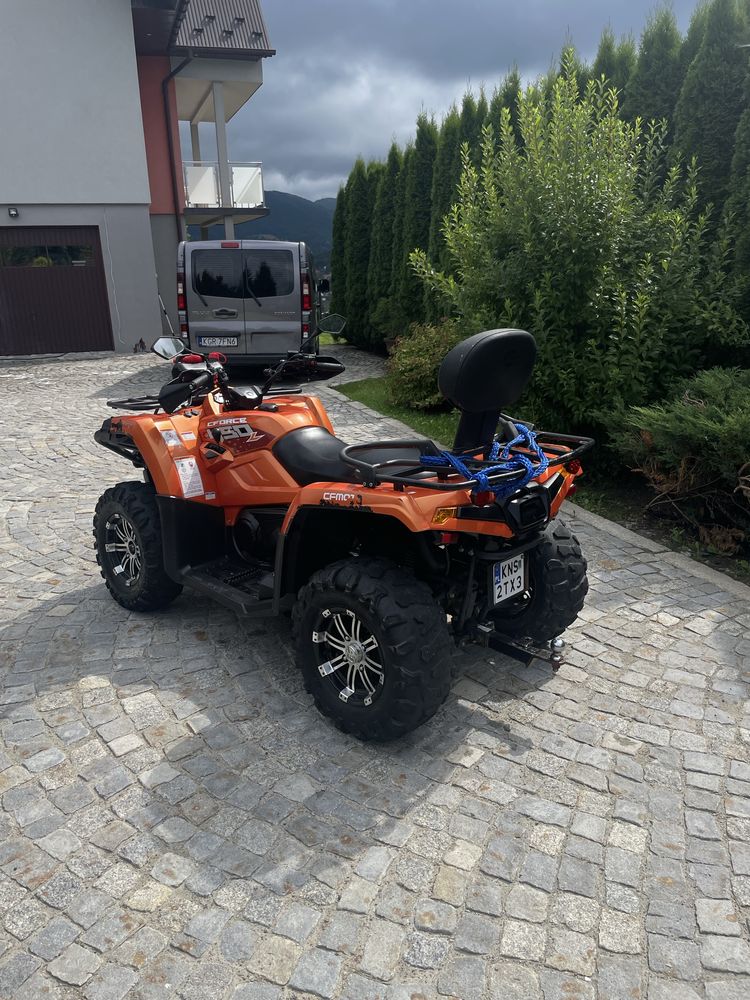 Quad CF MOTO 450 Zarejestrowny 2019 rok z Pługiem