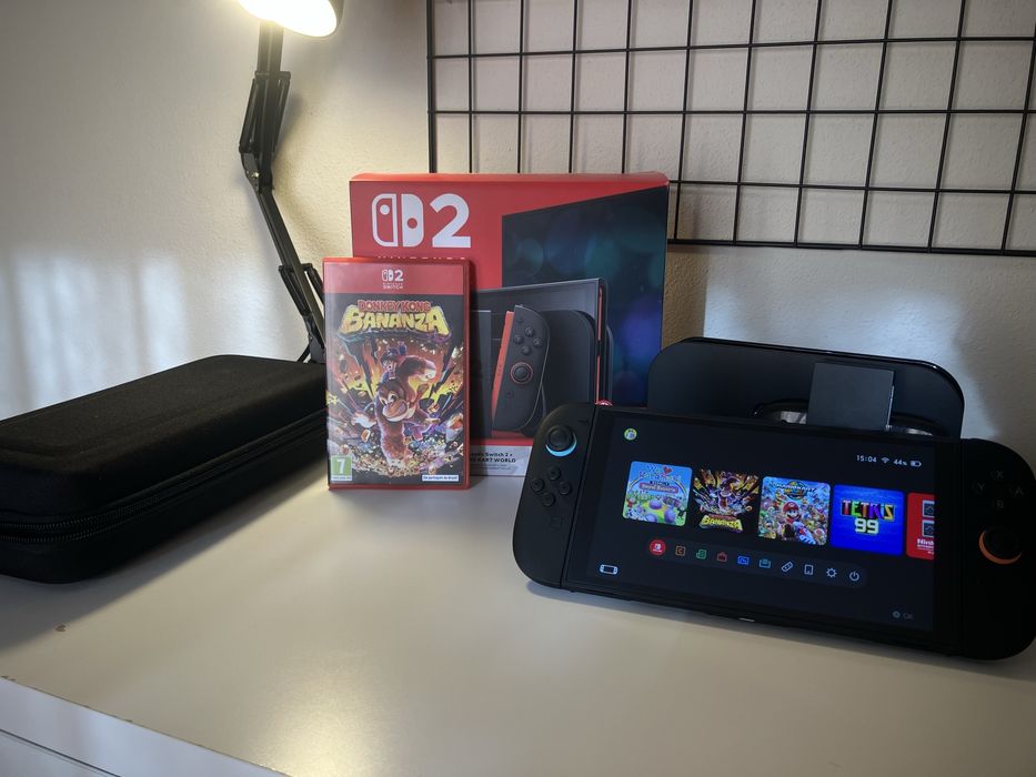 Switch 2 NOVA + Jogos + Acessórios