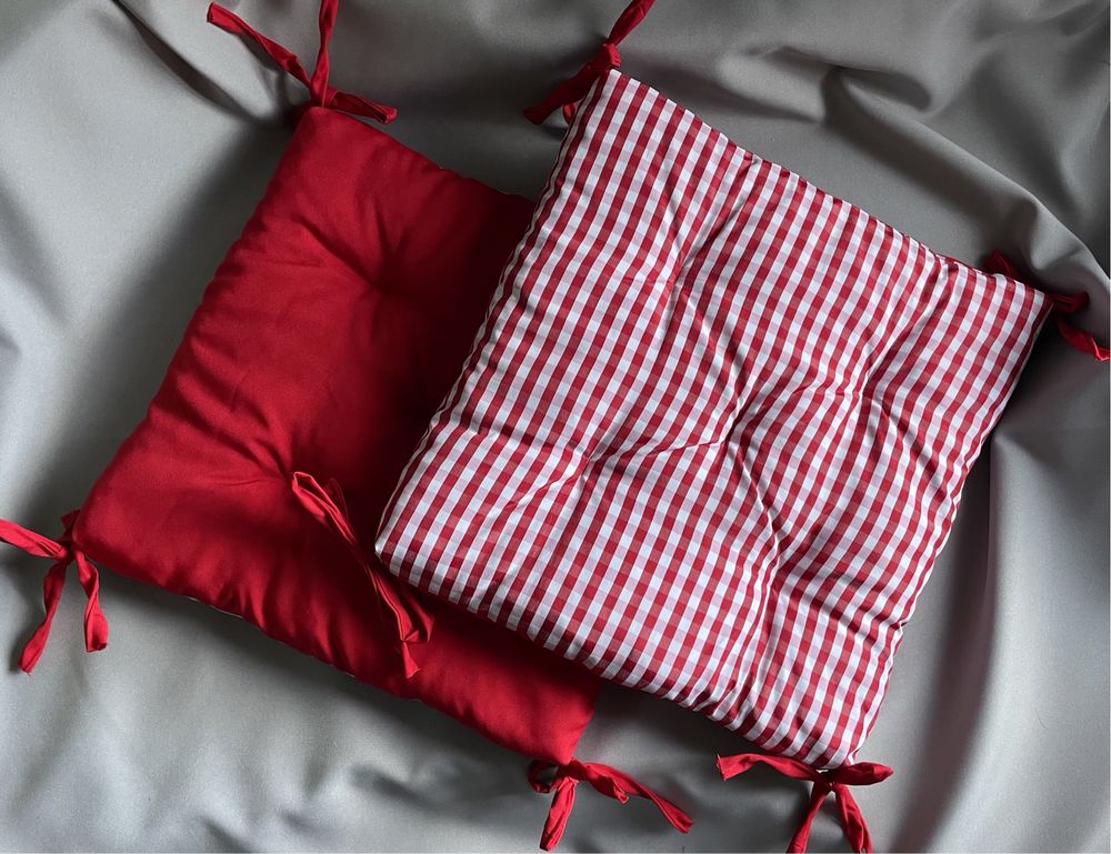 Подушки на стулья, табуреты 30*30см; 35*35см; 40*40см, круглые подушки