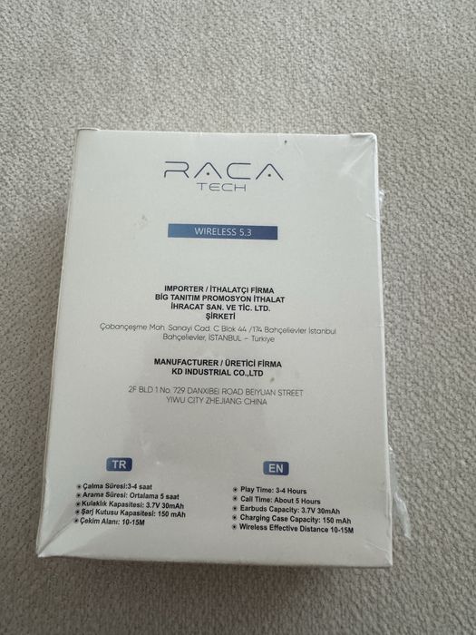 Słuchawki bezprzewodowe Raca Tech