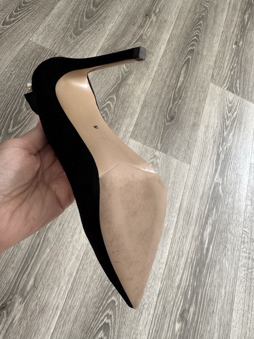 Туфлі човники натуральна замша