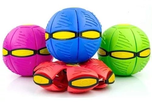 Świecąca Dysko-Piłka Flat Ball Disc Super Zabawa