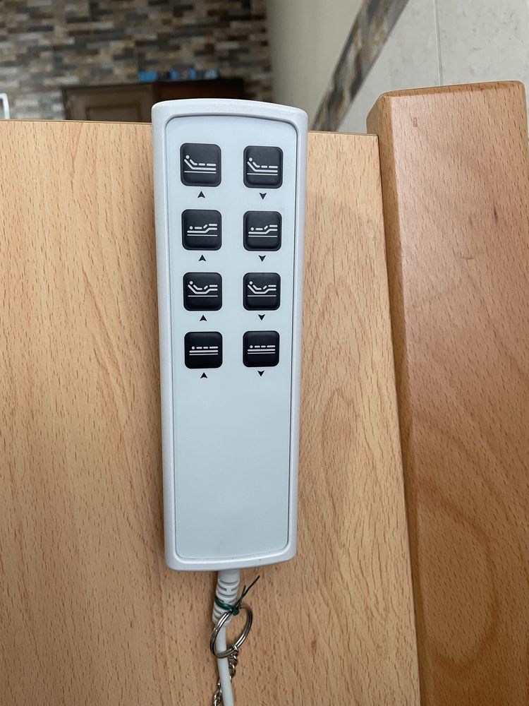 Cama articulada elétrica com colchão