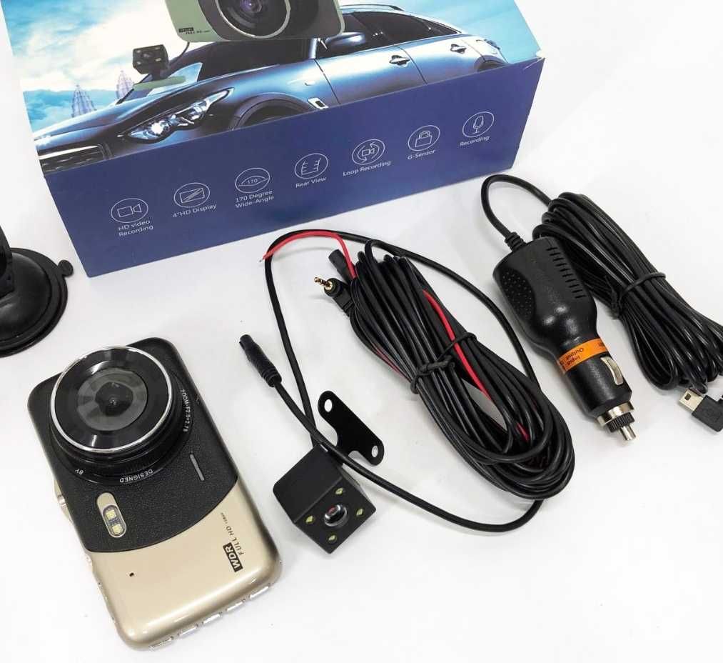 Відеорегистратор X600 LCD4 Angel Lens камери 1080P Full HD TT