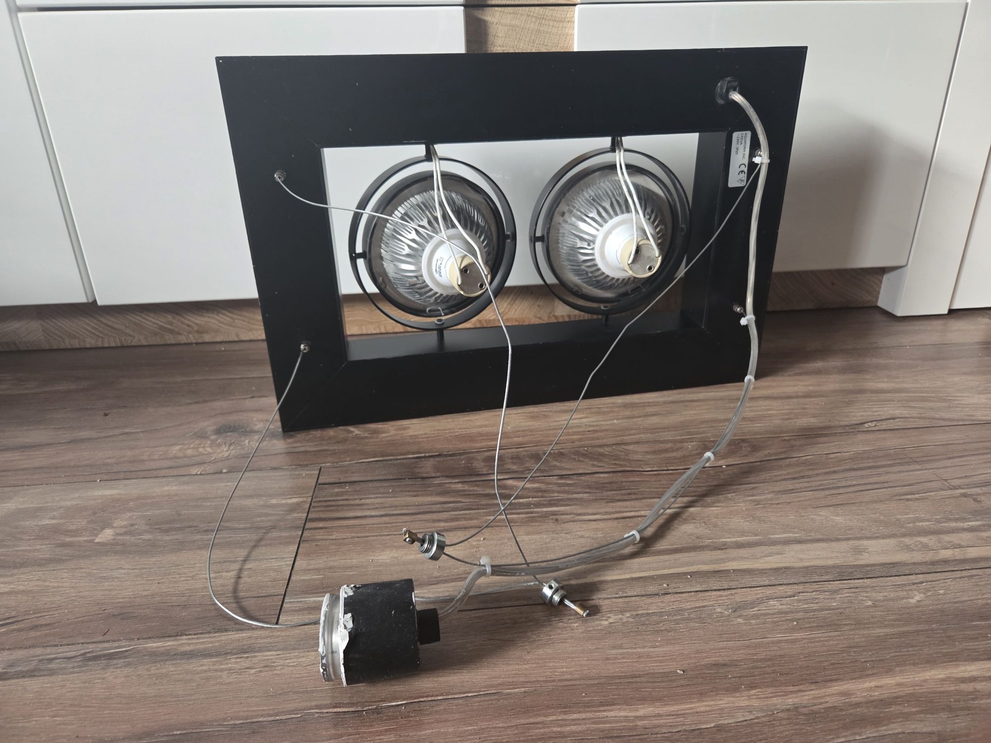 Lampa Led Aquaform Cadva wisząca czarna