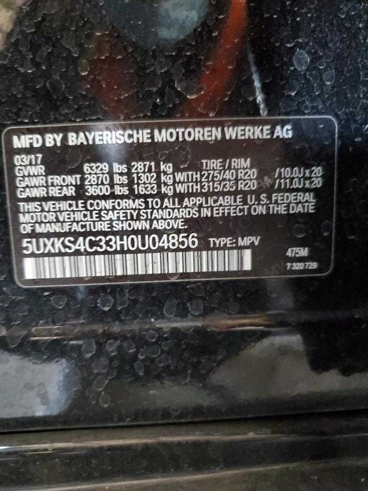 Bmw x5 F15 2017 M-pack