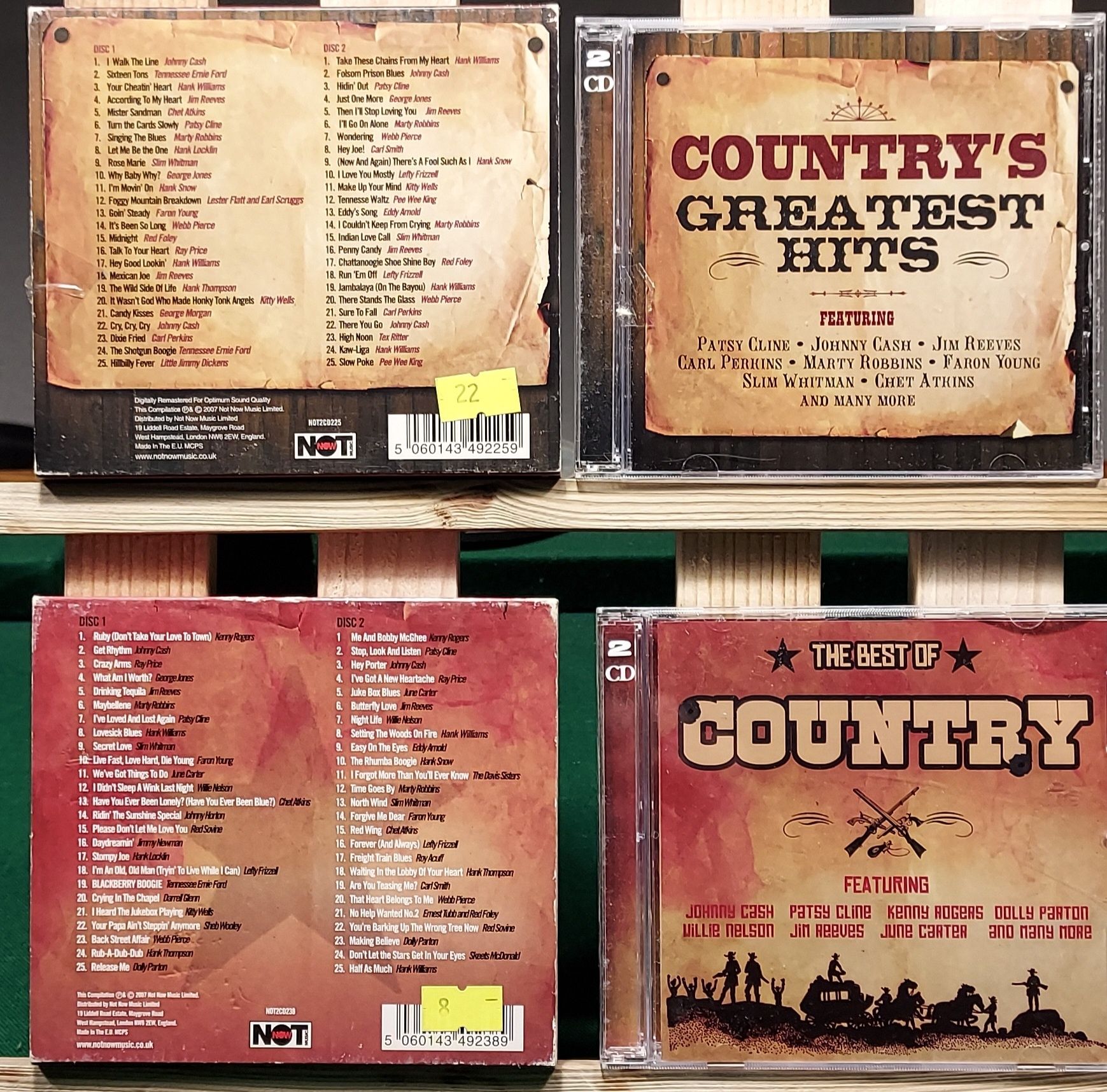 Płyty CD - country - skladanki