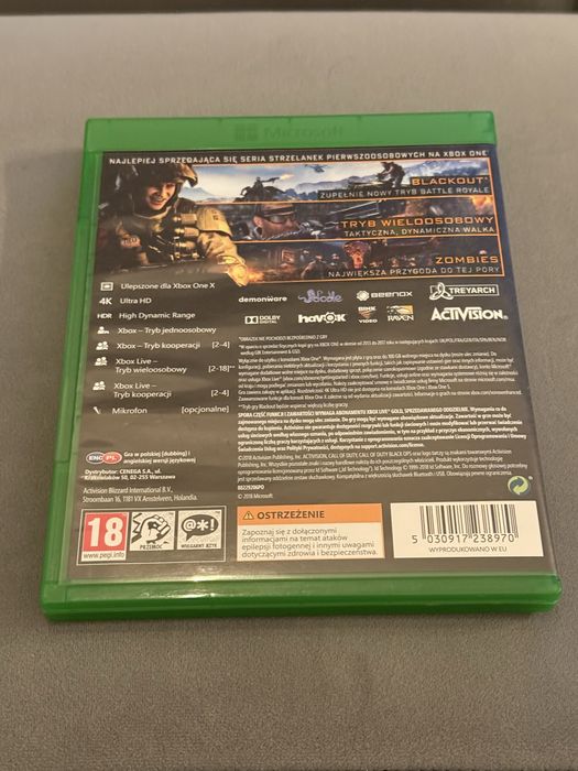 Xbox One Series X Call Of Duty Black Ops IIII 4 PL!