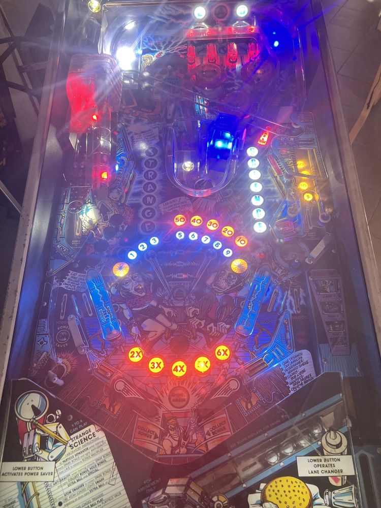 Fliper Pinball Strange Sience Bally Multiball