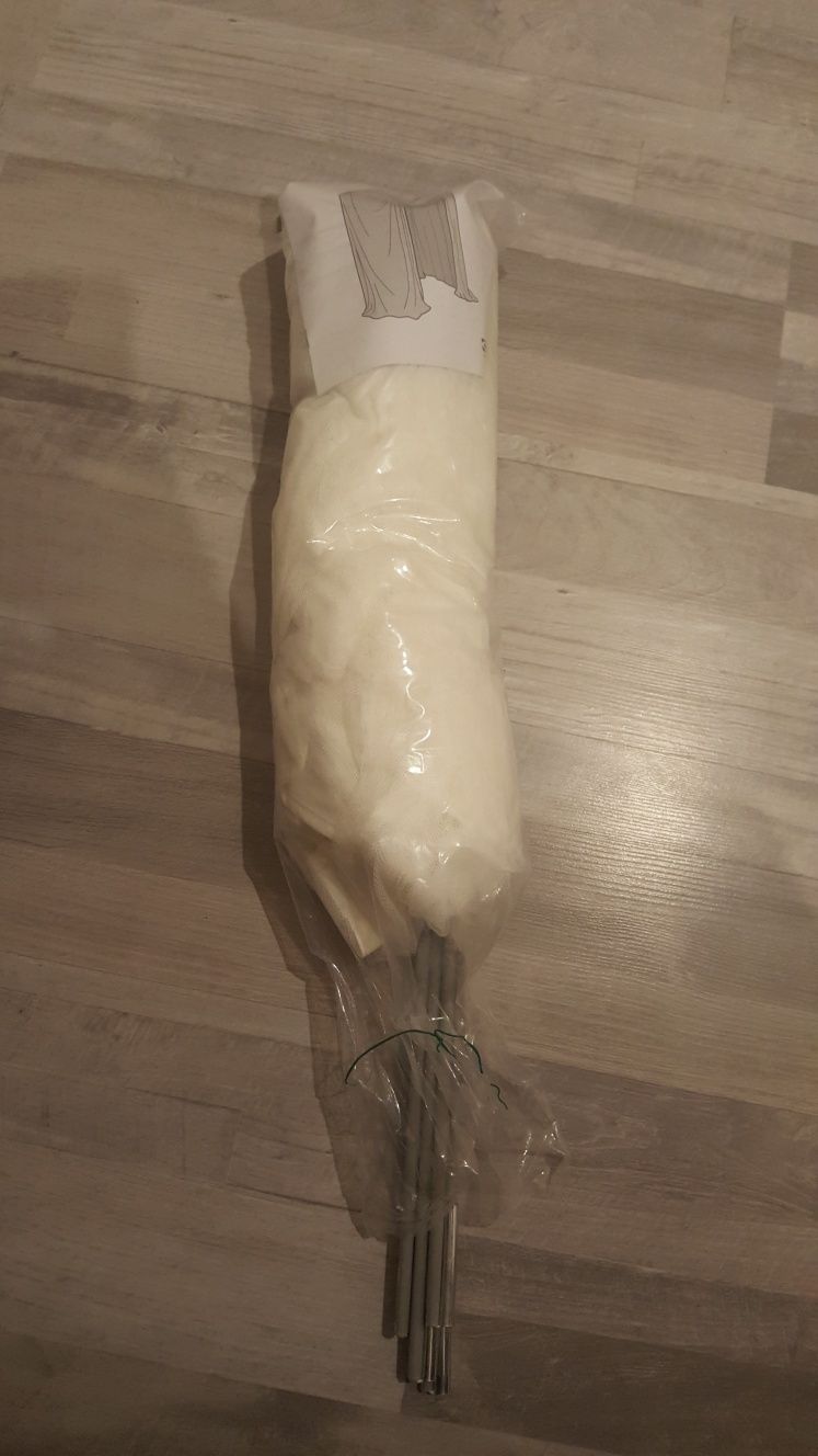 Biała moskitiera Solig Ikea 150 cm