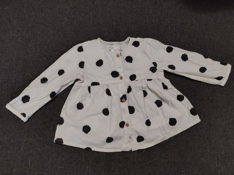 Koszula w kropki Zara w rozmiarze 80