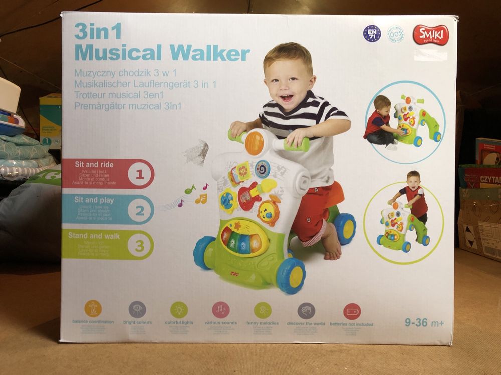 3in1 musical walker