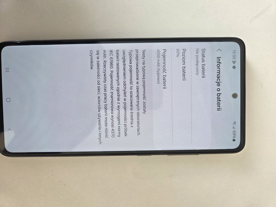 Samsung A52 | ideał | bardzo dobra bateria