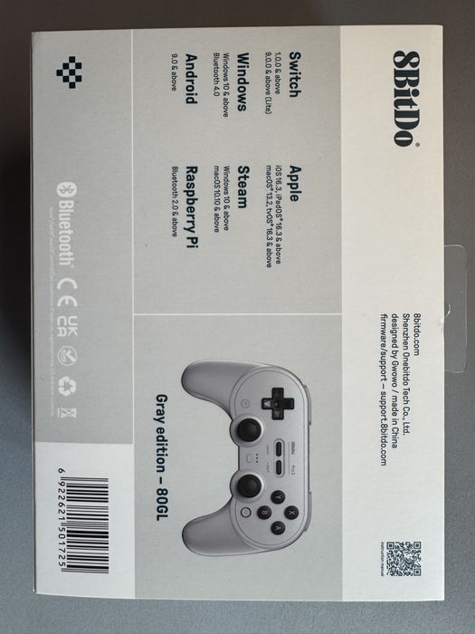 8BitDo Pro 2 Bluetooth pad Nintendo Switch 2 / PC / Android / iOS