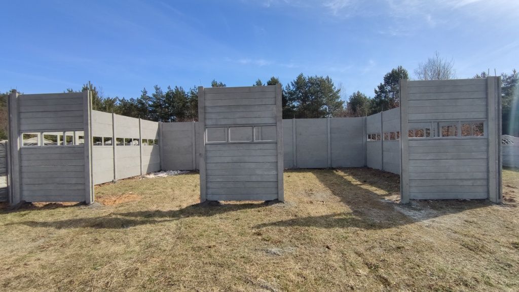 Ogrodzenia, garaże, wiaty, budynki z płyt beton