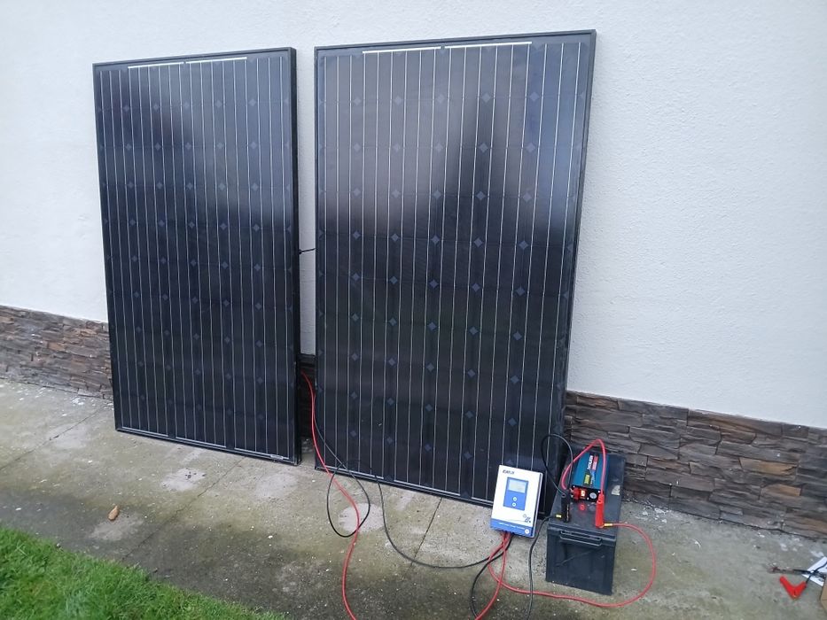 Zestaw fotowoltaiczny off-grid 480W + akumulator 200Ah + przetwornica