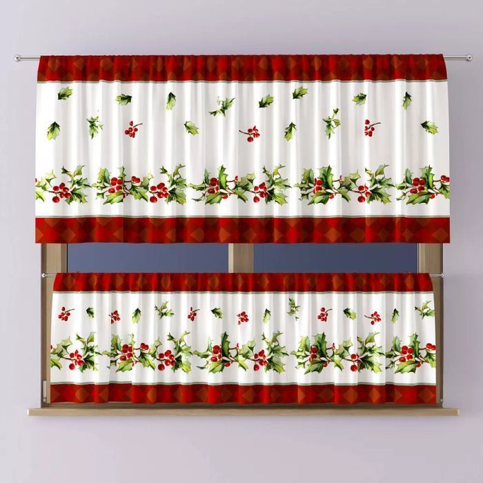 Zazdrostka woal Jarzębinowy Gaj gotowa 100x45cm Okazja!!