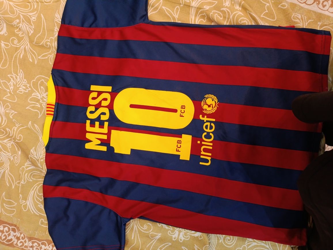 Футбольна футболка FCB 10 MESSI QATAR AIRWAYS всі питання в лс