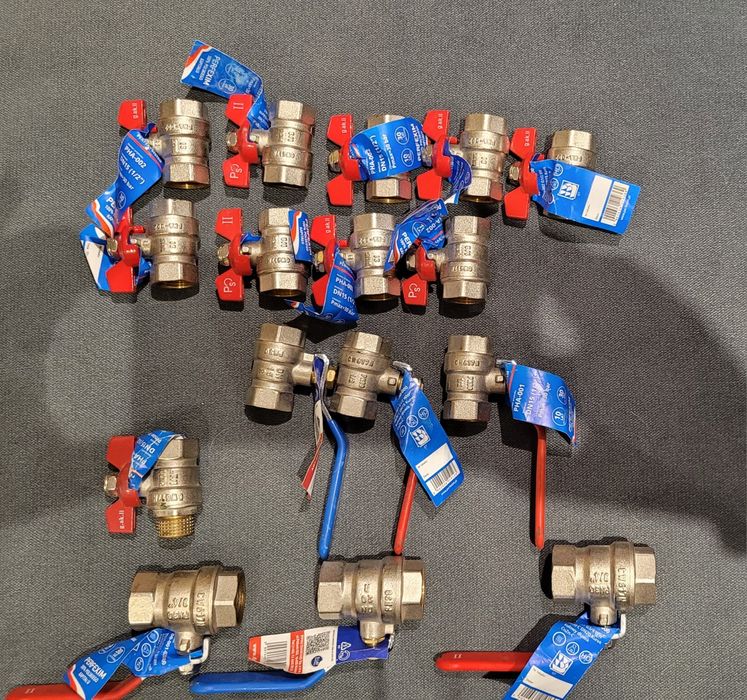 Złączki zestaw Różne Nowe 45szt