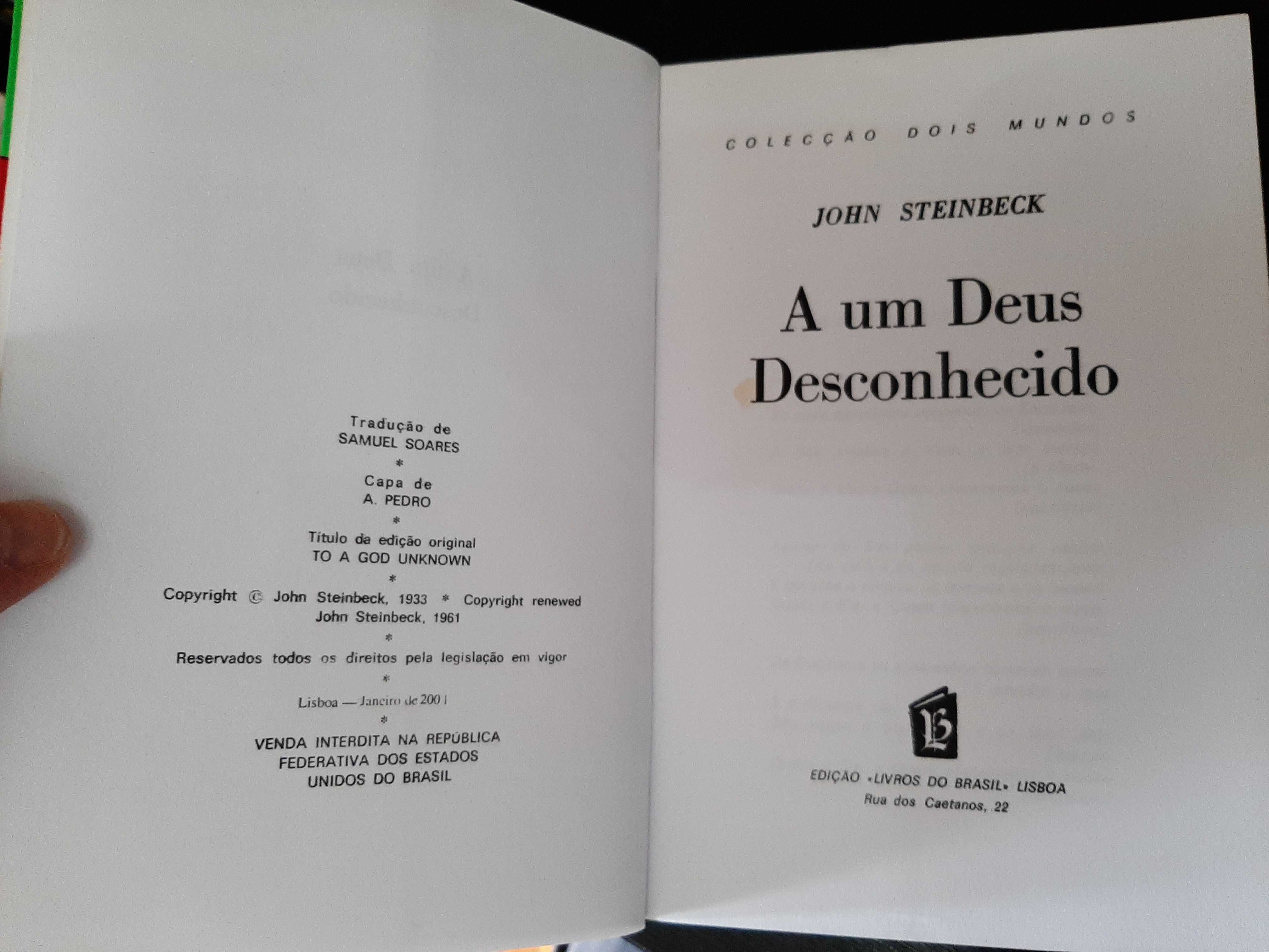 John Steinbeck – A um Deus desconhecido