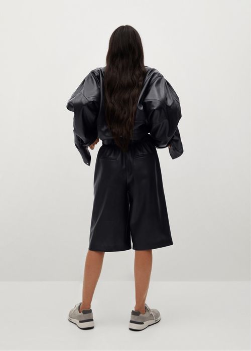 Шорти бермуди шкіряні Mango s