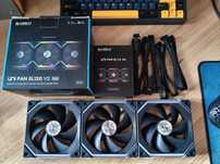 Wentylatory Lian Li SL120 V2 RGB. Półroczne, stan bdb.