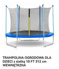 Trampolina duża ogrodowa 3.12 m