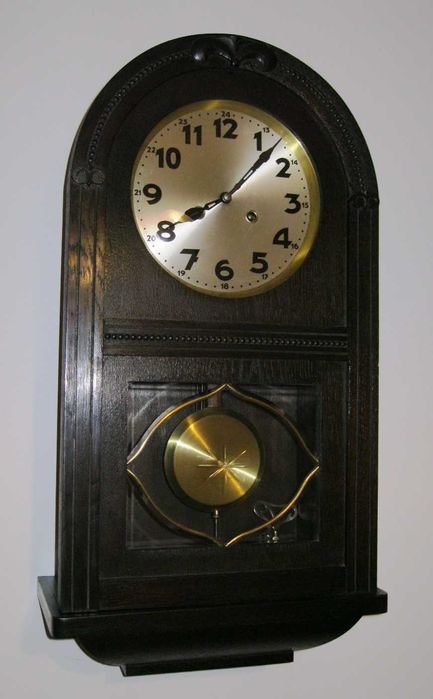 Zegar wiszący gabinetowy baba po renowacji