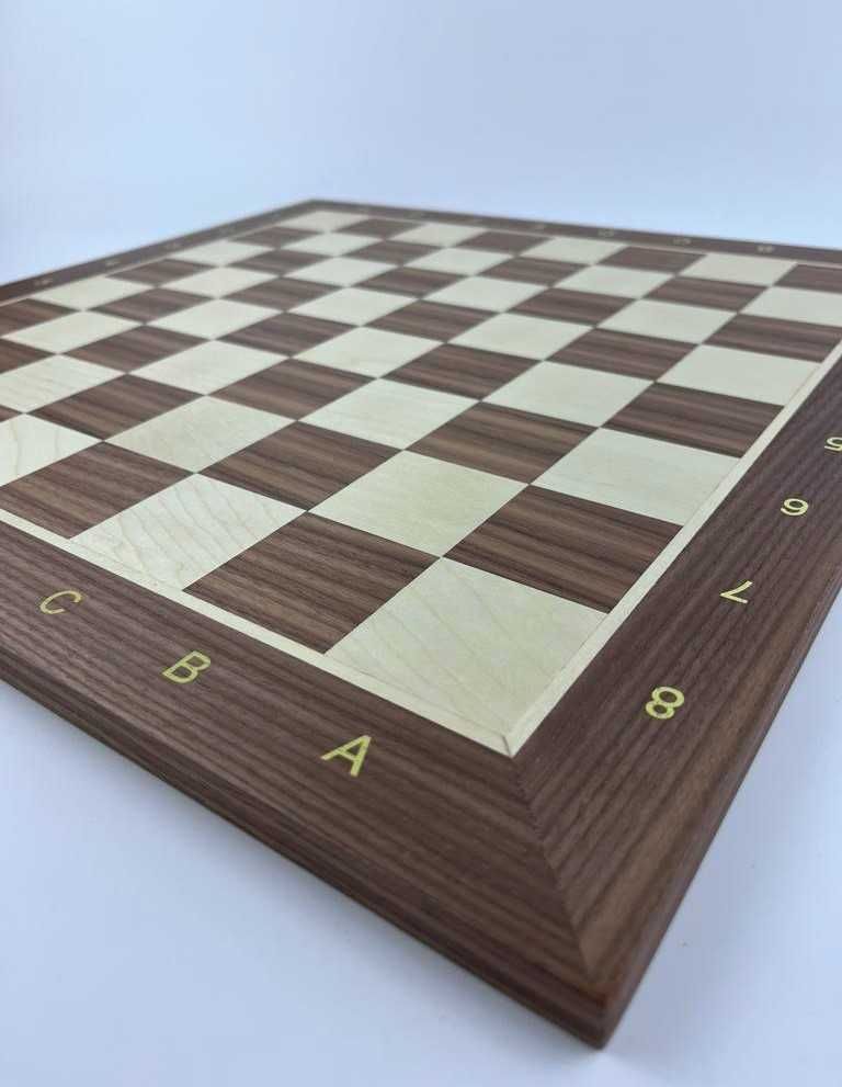 Deska szachowa szachownica drewno orzech jawor