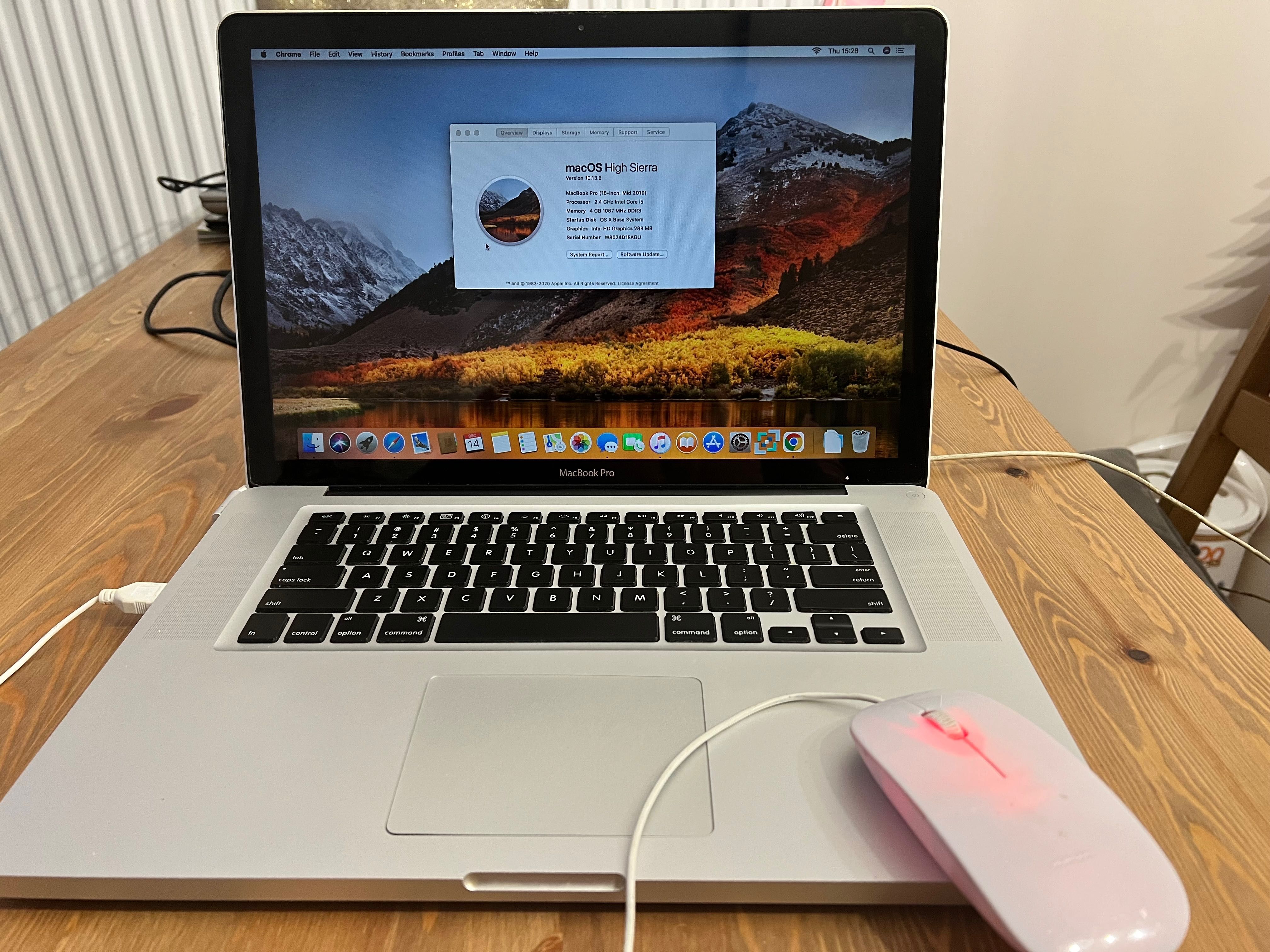 Macbook Pro 15 2010 High Sierra macOS