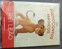 Livro audiocontos Mágicos O Rei Leão+boneco Simba