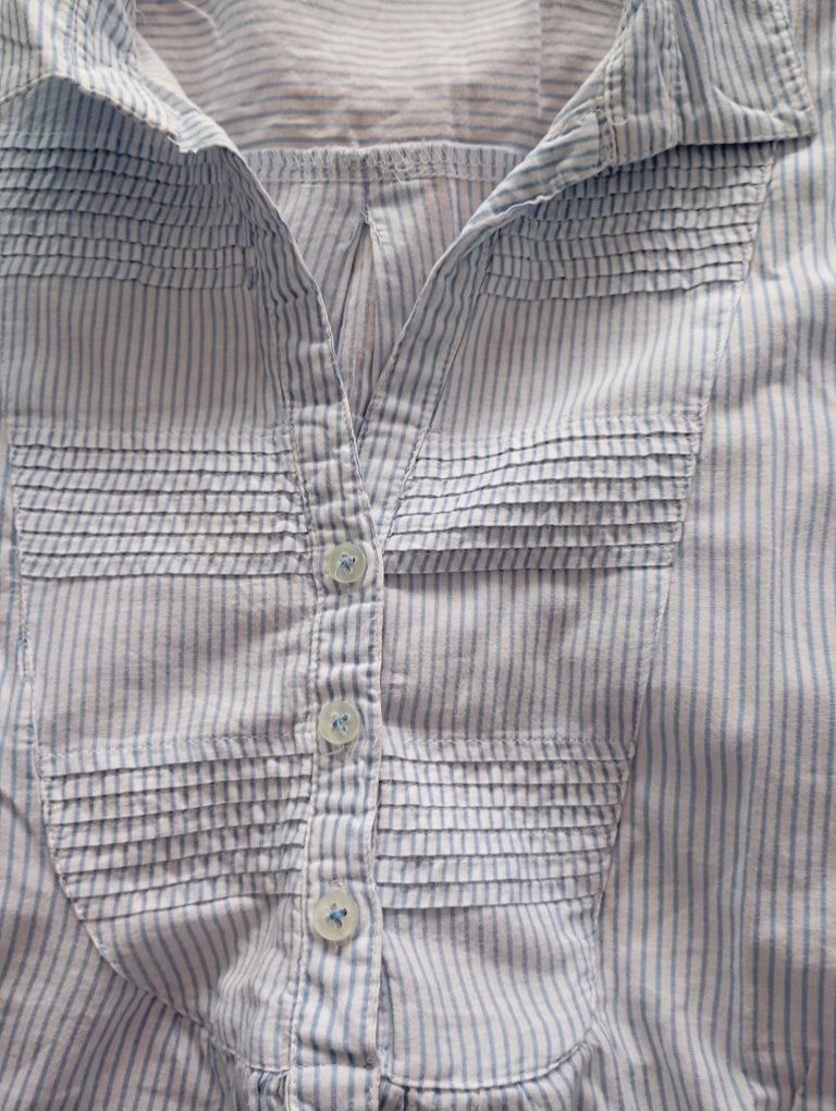 Blusa às risquinhas Zara