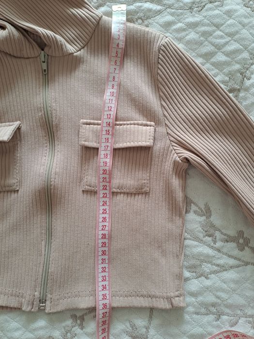 Костюм в рубчик.