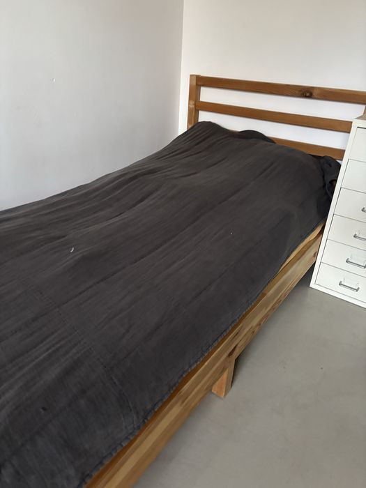 Łożko rozsuwane Ikea 2x80cm, sosna PIlNE