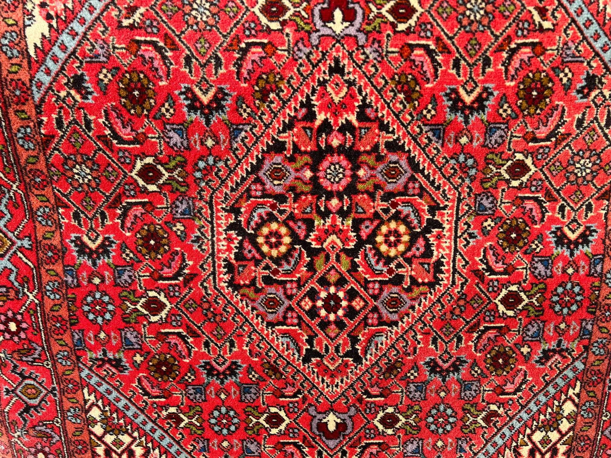 Kaszmirowy dywanik perski Iran Bidjar Takab 150x83 gal 9 tys