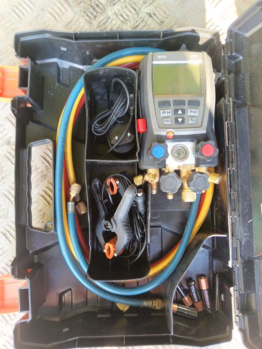 Testo 570 nie S oprawa zaworowa do klimatyzacji pomp ciepła