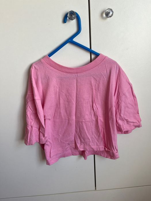 Top cor de rosa de senhora XS