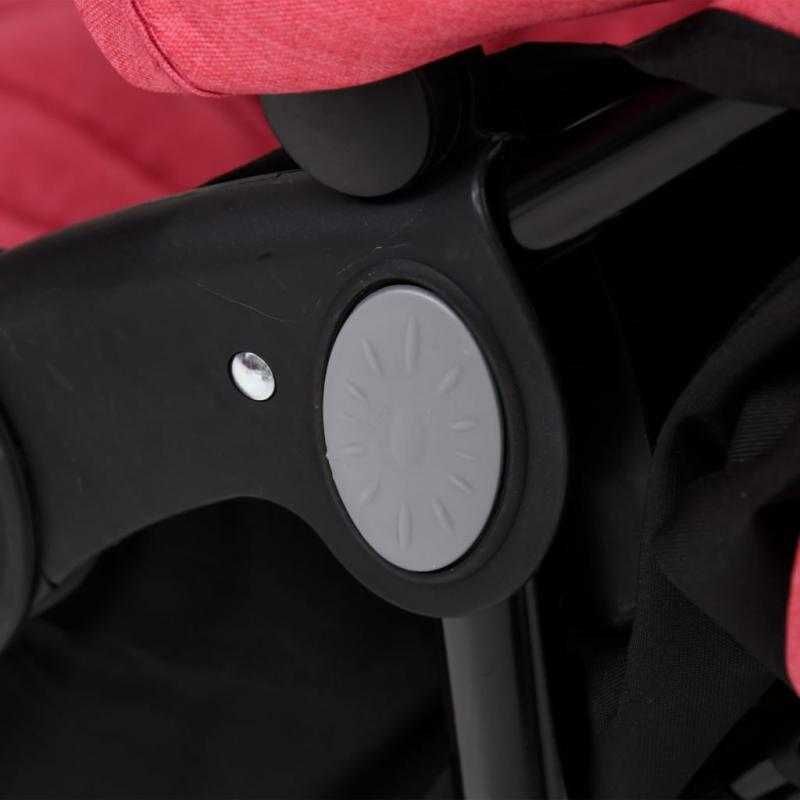 Carrinho de Bebé para Gémeos – Vermelho