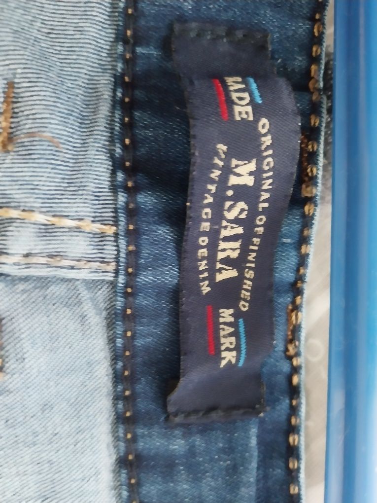 Spodnie jeansowe w stylu Vintage